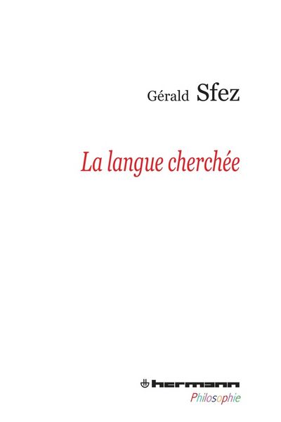 Produktbild: La langue cherchee