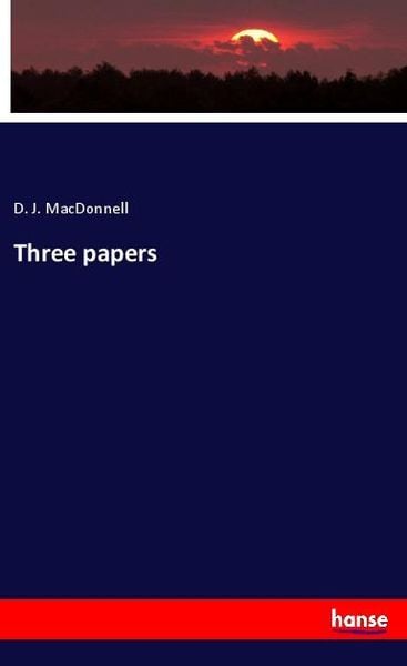 Produktbild: Three papers