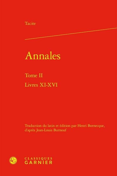 Produktbild: Annales Tome 2 : Livres Xi-Xvi