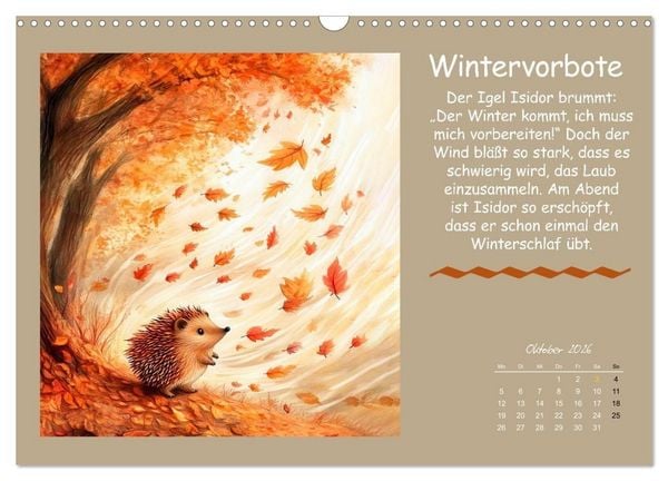 Produktbild: Kleine Tiere - Lustige Abenteuer (Wandkalender 2026 DIN A3 quer), CALVENDO Monatskalender
