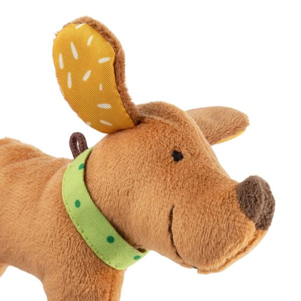 Produktbild: Sigikid 43535 - Greifling Rassel Hund Dackel, Pl&uuml;sch, 15 cm
