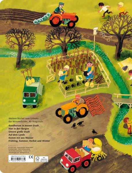 Mein Wimmelbuch: Bei uns im Dorf