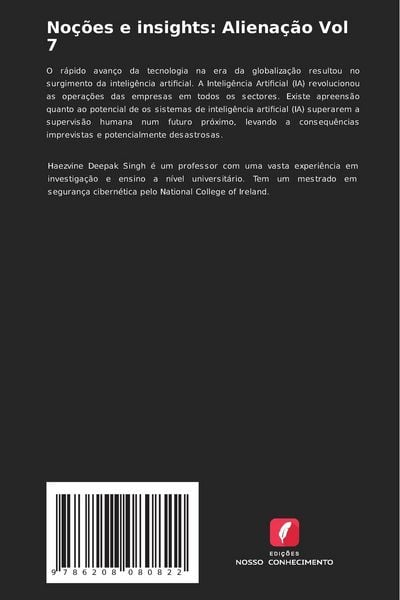 Produktbild: No&ccedil;&otilde;es e insights: Aliena&ccedil;&atilde;o Vol 7