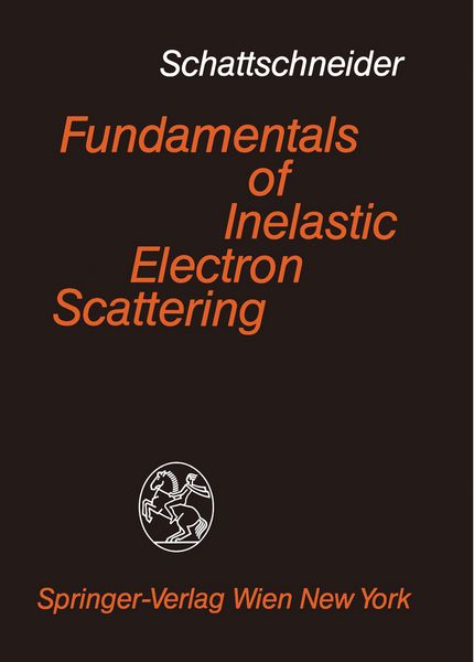 Produktbild: Fundamentals of Inelastic Electron Scattering