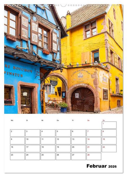Produktbild: Elsass - Impressionen (Wandkalender 2026 DIN A2 hoch), CALVENDO Monatskalender