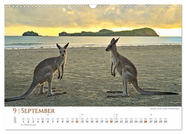 Produktbild: Australien - Cairns-Brisbane (Wandkalender 2027 DIN A3 quer), CALVENDO Monatskalender
