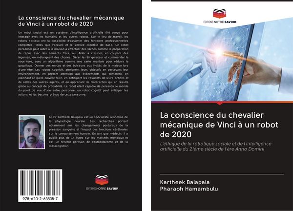 Produktbild: La conscience du chevalier m&eacute;canique de Vinci &agrave; un robot de 2020