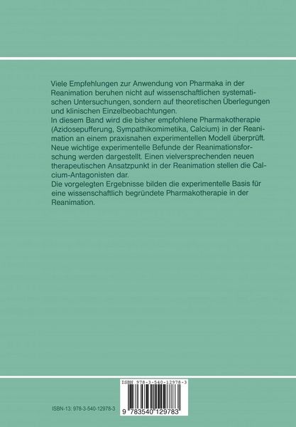 Produktbild: Pharmakotherapie in der Reanimation nach Herz-Kreislauf-Stillstand