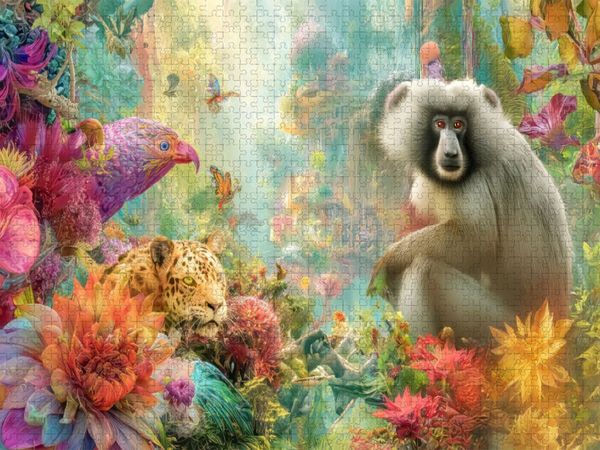 Produktbild: CALVENDO Puzzle Tierische Kreaturen des Dschungels | 2000 Teile Lege-Gr&ouml;&szlig;e 90x67cm Foto-Puzzle f&uuml;r gl&uuml;ckliche Stunden