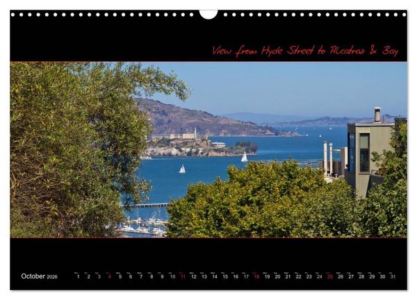 Produktbild: SAN FRANCISCO Panoramic Highlights (Wall Calendar 2026 DIN A3 landscape), CALVENDO 12 Month Wall Calendar