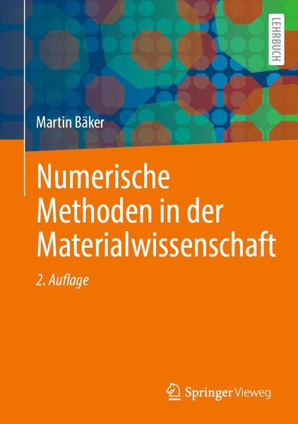 Produktbild: Numerische Methoden in der Materialwissenschaft
