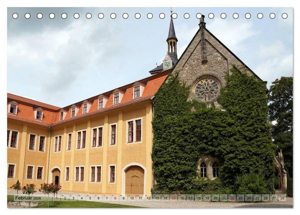 Produktbild: Wunderbares Th&uuml;ringen - Schl&ouml;sschen (Tischkalender 2026 DIN A5 quer), CALVENDO Monatskalender