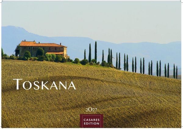 Produktbild: Toskana Kalender 2027 &ndash; Wandkalender | Fotokalender Italien 24x35 cm - mit malerischen Fotos der Toskana- Italien