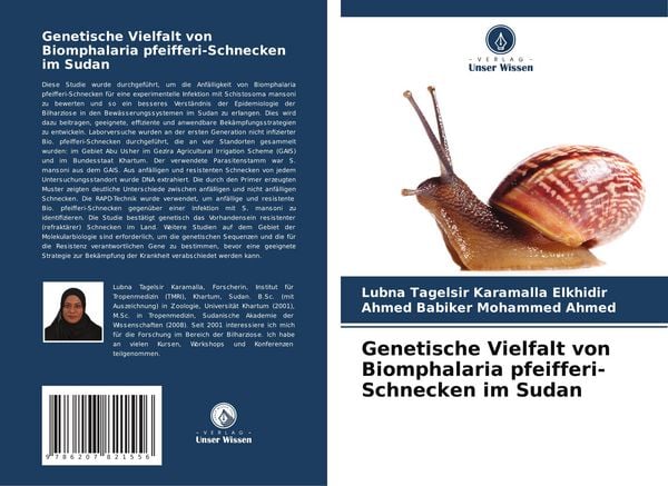 Produktbild: Genetische Vielfalt von Biomphalaria pfeifferi-Schnecken im Sudan