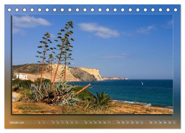 Produktbild: Algarve (Tischkalender 2026 DIN A5 quer), CALVENDO Monatskalender