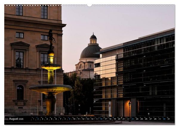 Produktbild: M&uuml;nchen - Facetten einer Stadt (hochwertiger Premium Wandkalender 2026 DIN A2 quer), Kunstdruck in Hochglanz