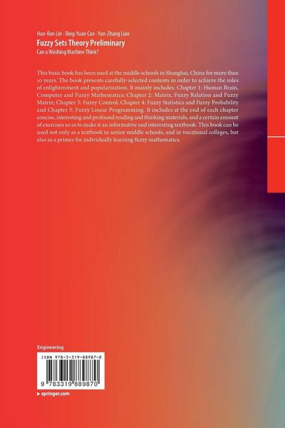 Produktbild: Fuzzy Sets Theory Preliminary