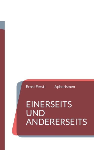 Produktbild: Einerseits und andererseits