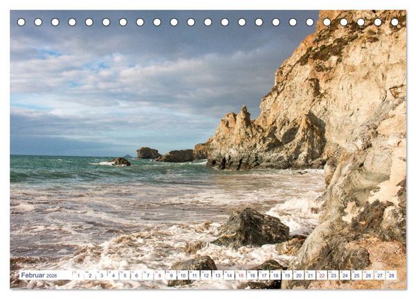 Produktbild: Cornwall Impressionen (Tischkalender 2026 DIN A5 quer), CALVENDO Monatskalender