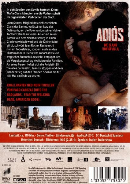 Produktbild: Adi&oacute;s &ndash; Die Clans von Sevilla