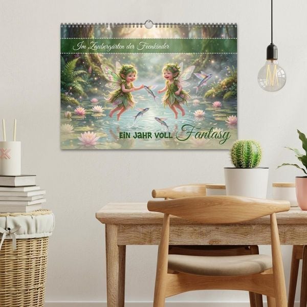 Produktbild: Im Zaubergarten der Feenkinder (Wandkalender 2027 DIN A3 quer), CALVENDO Monatskalender