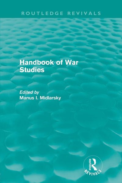 Produktbild: Handbook of War Studies (Routledge Revivals)