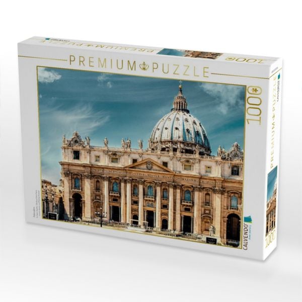 Produktbild: CALVENDO Puzzle Petersdom | 1000 Teile Lege-Gr&ouml;&szlig;e 64x48cm Foto-Puzzle f&uuml;r gl&uuml;ckliche Stunden