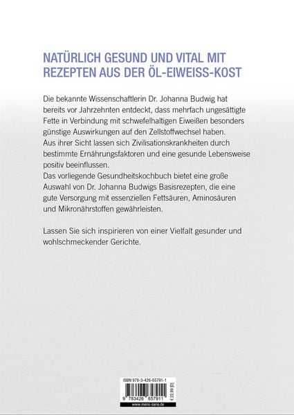 Produktbild: Basisrezepte aus der &Ouml;l-Eiwei&szlig;-Kost