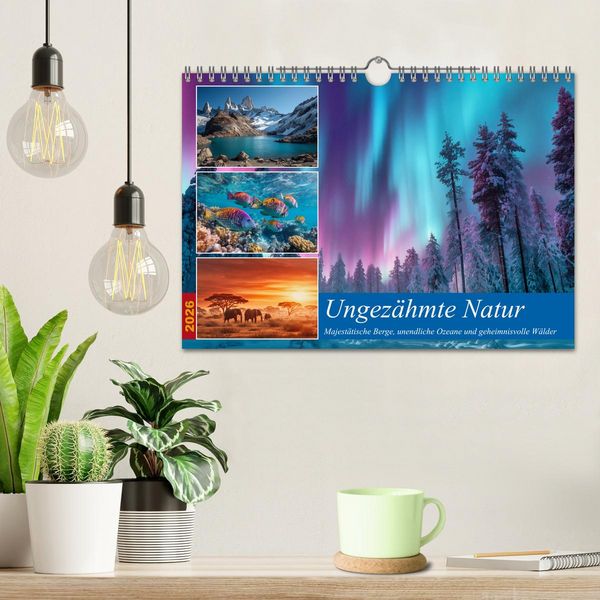 Produktbild: Ungez&auml;hmte Natur (Wandkalender 2026 DIN A4 quer), CALVENDO Monatskalender