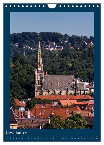 Produktbild: Esslingen am Neckar - Sehenswertes (Wandkalender 2027 DIN A4 hoch), CALVENDO Monatskalender