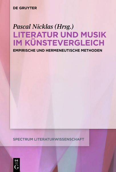 Produktbild: Literatur und Musik im K&uuml;nstevergleich