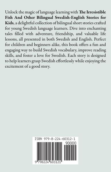 Produktbild: The Irresistible Fish And Other Bilingual Swedish-English Stories for Kids