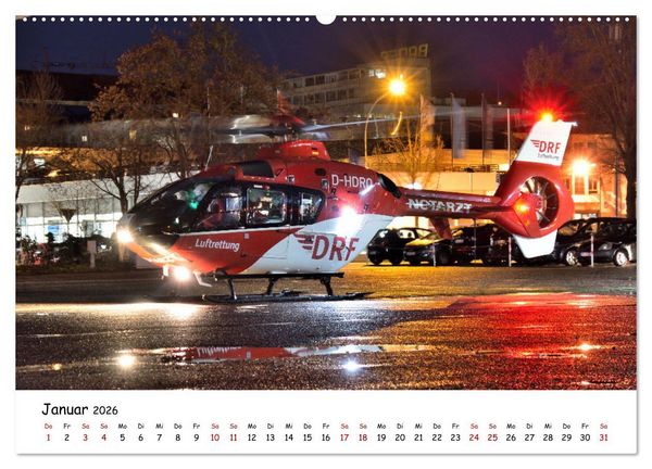 Produktbild: Die beeindruckende Welt der Hubschrauber (hochwertiger Premium Wandkalender 2026 DIN A2 quer), Kunstdruck in Hochglanz