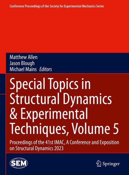 Produktbild: Special Topics in Structural Dynamics & Experimental Techniques, Volume 5