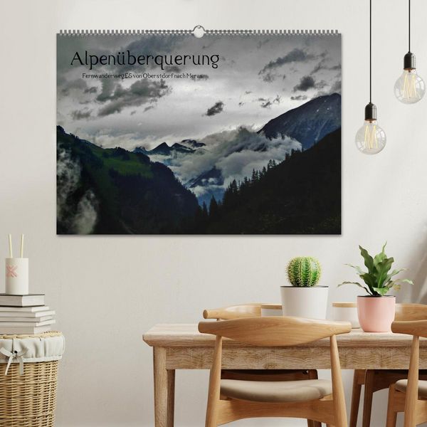 Produktbild: Alpen&uuml;berquerung (Wandkalender 2026 DIN A2 quer), CALVENDO Monatskalender