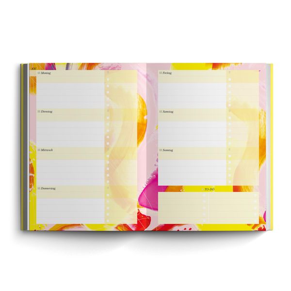 Produktbild: Terminplaner 2024/2025: Der ideale Terminkalender ohne Datum mit stabilem Hardcover. Organizer, Buchplaner aus der Art.Collection von Stay Inspired