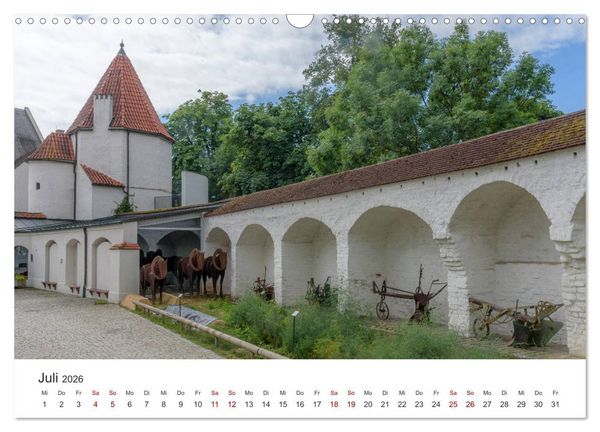 Produktbild: Schrobenhausen - Lenbachstadt im Spargelland (Wandkalender 2026 DIN A3 quer), CALVENDO Monatskalender