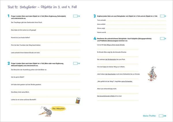 Produktbild: Fit f&uuml;r Deutsch 4. Klasse. Mein Testheft