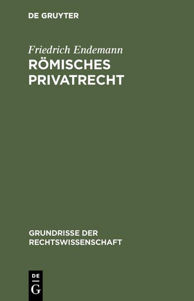 Produktbild: R&ouml;misches Privatrecht