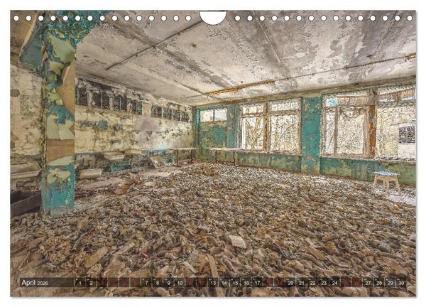 Produktbild: Tschernobyl - Die Sperrzone um das Atomkraftwerk (Wandkalender 2026 DIN A4 quer), CALVENDO Monatskalender