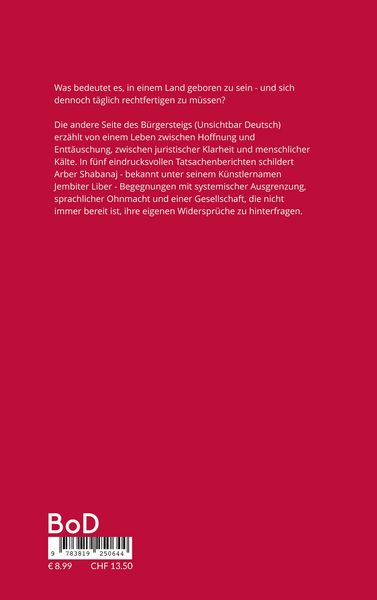 Produktbild: Die Andere Seite Des B&uuml;rgersteigs