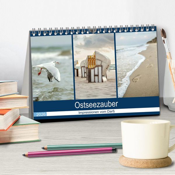 Produktbild: Ostseezauber (Tischkalender 2026 DIN A5 quer), CALVENDO Monatskalender