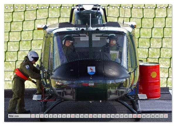 Produktbild: Semiscale-Modellhubschrauber (Wandkalender 2026 DIN A4 quer), CALVENDO Monatskalender