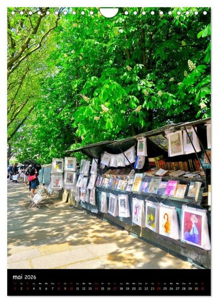 Produktbild: Paris de tous les temps (Calendrier mural 2026 DIN A4 horizontal), CALVENDO calendrier mensuel