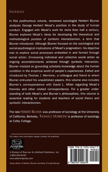 Produktbild: George Herbert Mead and Human Conduct