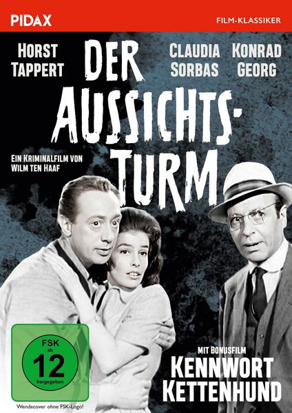 Produktbild: Der Aussichtsturm + Bonusfilm: KENNWORT KETTENHUND / Kriminalkom&ouml;die mit Horst Tappert und Konrad Georg + hochkar&auml;tiger Bonusfilm (Pidax Film-Klassiker)