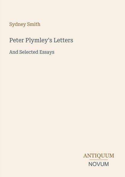 Produktbild: Peter Plymley's Letters