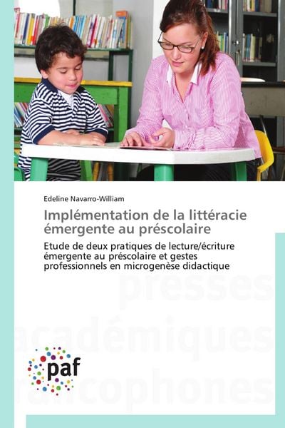 Produktbild: Impl&eacute;mentation de la litt&eacute;racie &eacute;mergente au pr&eacute;scolaire