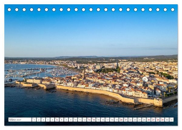 Produktbild: Sardinien. Sch&ouml;ne Landschaften und bunte St&auml;dte. (Tischkalender 2027 DIN A5 quer), CALVENDO Monatskalender