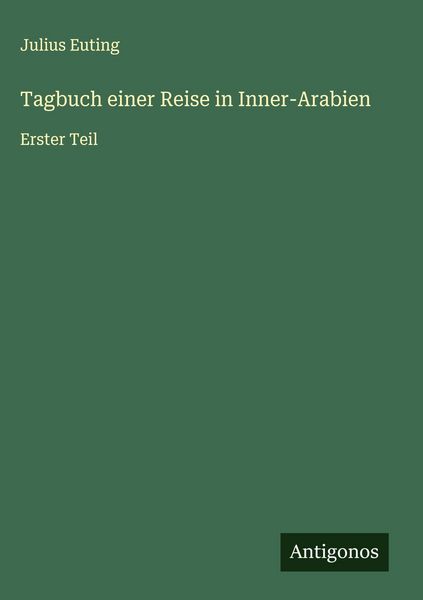 Produktbild: Tagbuch einer Reise in Inner-Arabien